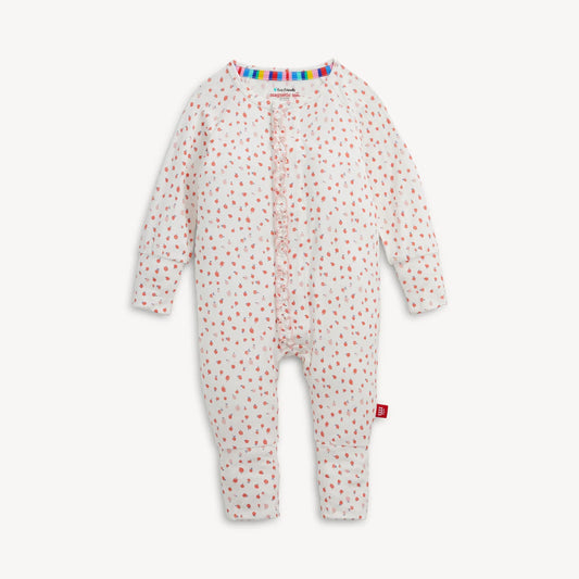 Apple Blossom Magnetic Ruffle Coverall