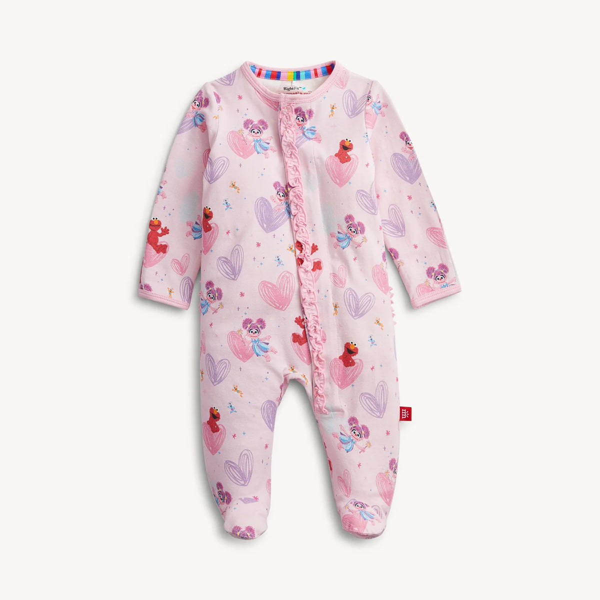 Sesame Street + Abby Magnetic Ruffle Footie