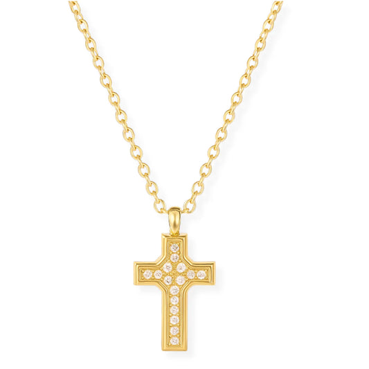 Wyatt Mini Cross Necklace