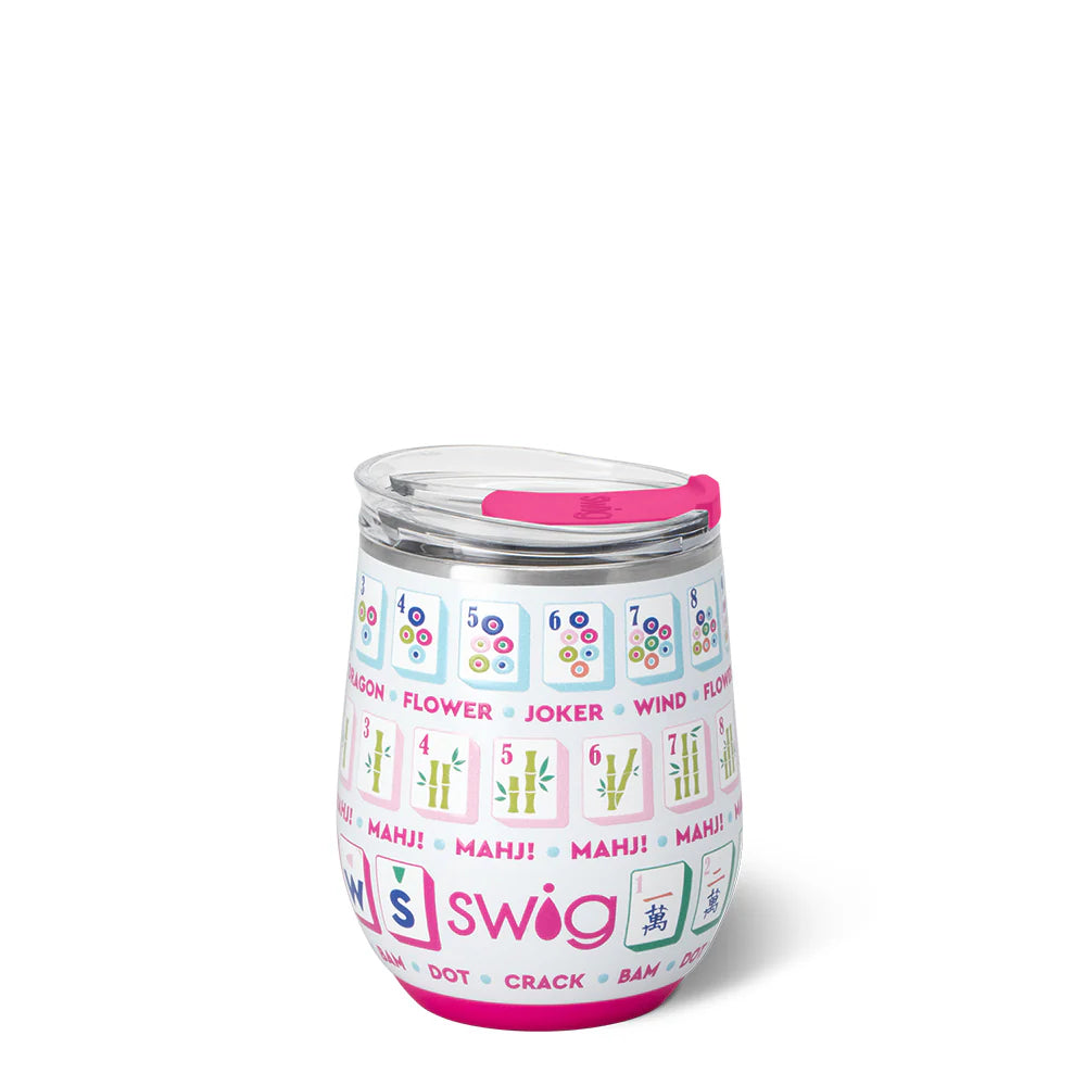 Mahjong Stemless Wine Cup