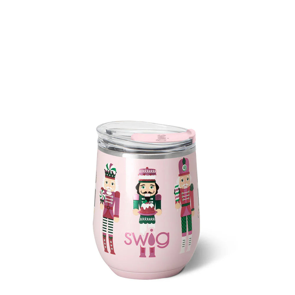 12oz Sugar Plum Soldiers Stemless Wine