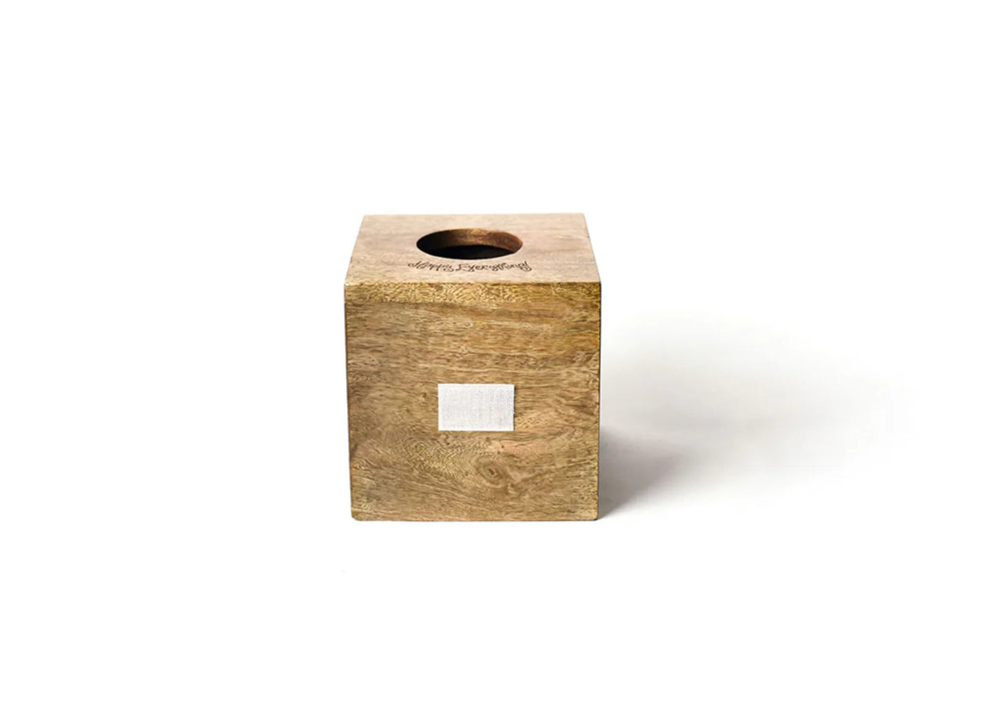 Wood Tissue Box Happy Everything