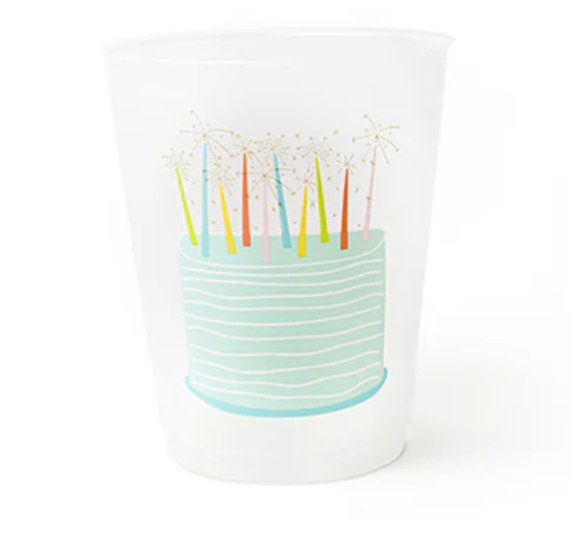 Frosted Cups Set of 10 Happy Everything