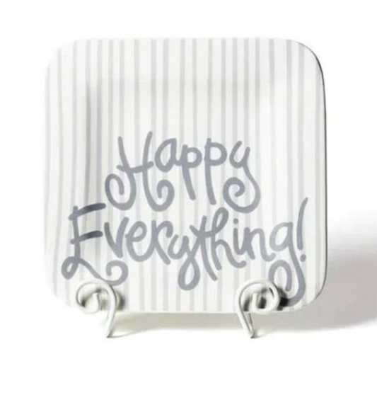 Stone Skinny Stripe Happy Everything 9.25 Mini Platter