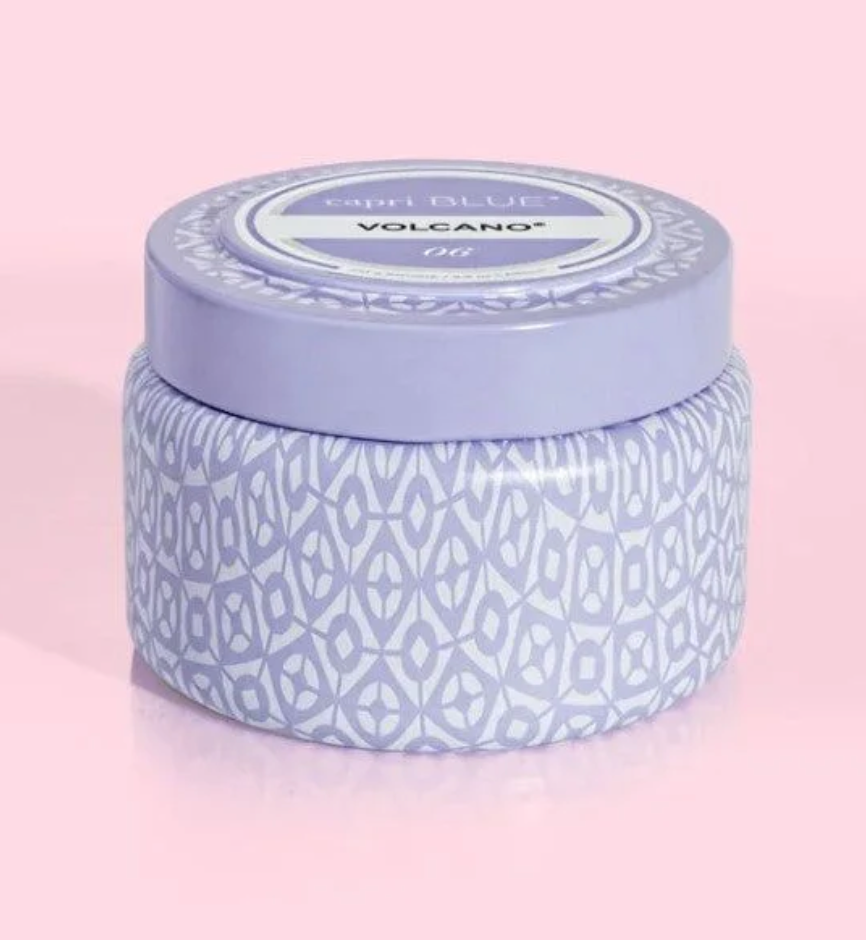 Lavender Volcano Travel Tin