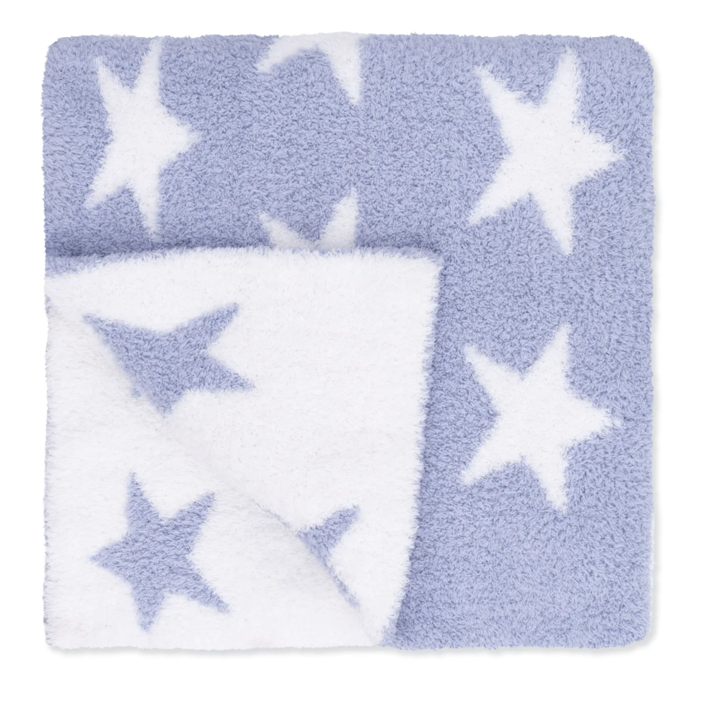 Dusty Blue Star Blanket