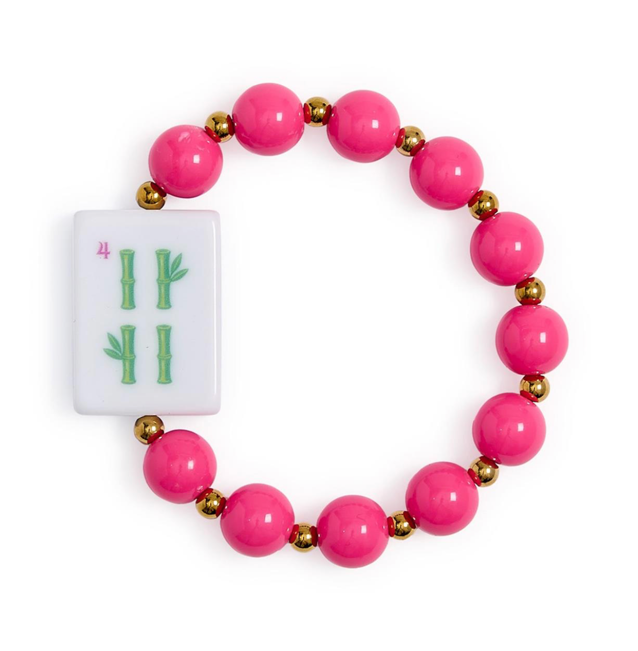 Mahjong Beaded Bracelet