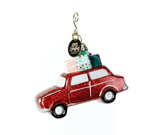 Holiday Car Shaped Ornament