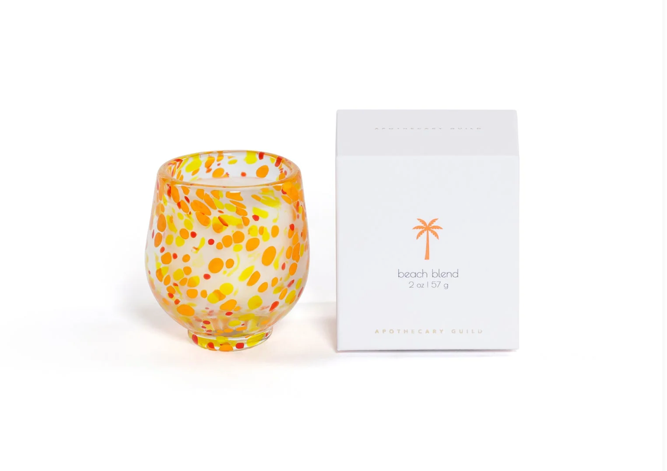 Speckled Shot Glass Assorted Candles