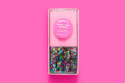 Confetti Place Card Holders
