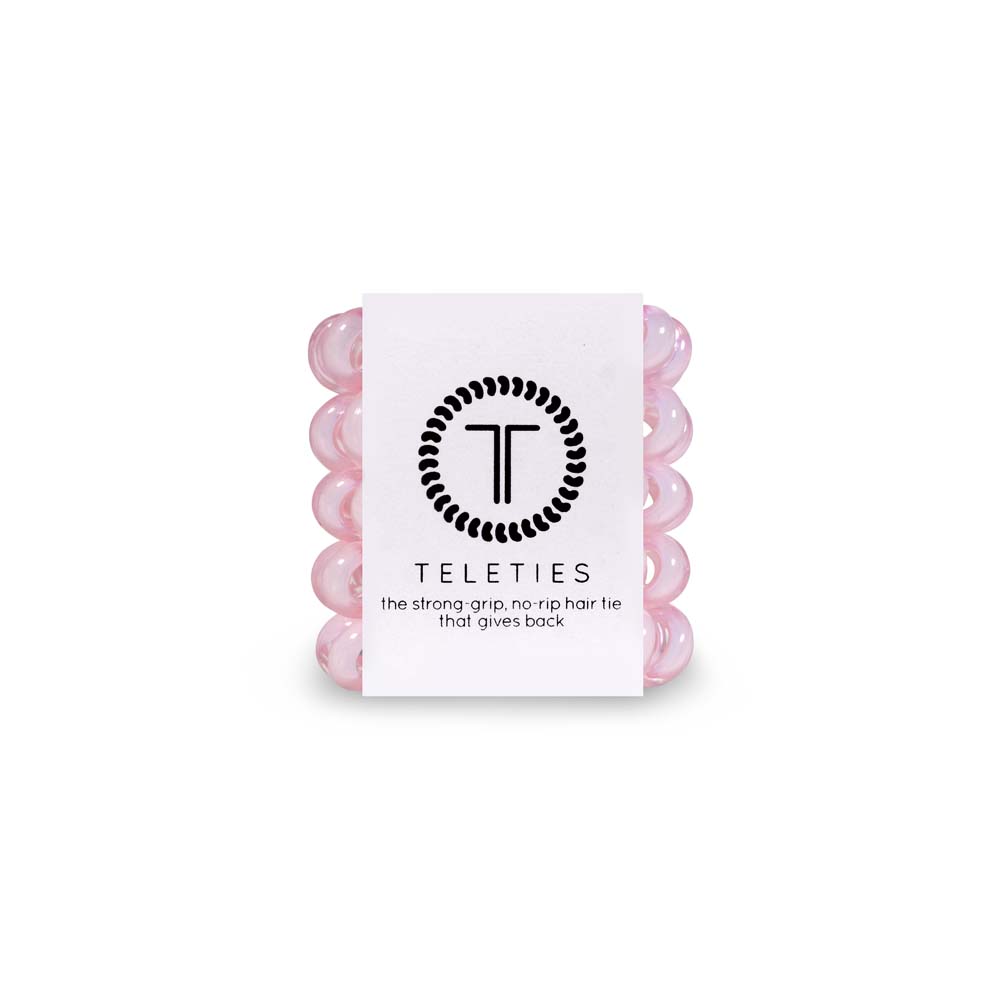 Rose Water Pink Tiny Hair Ties