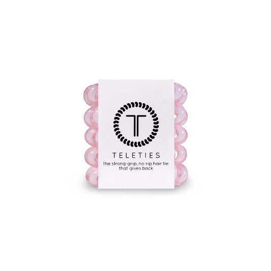 Rose Water Pink Tiny Hair Ties