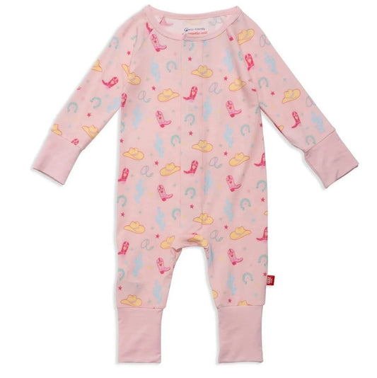Pink Not My First Rodeo Magnetic Coverall