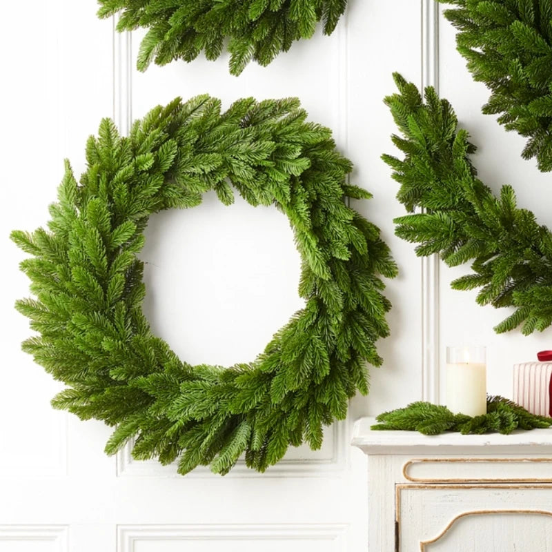 26" Bright Green Cedar Wreath