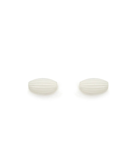Rice Bead Stud Earrings