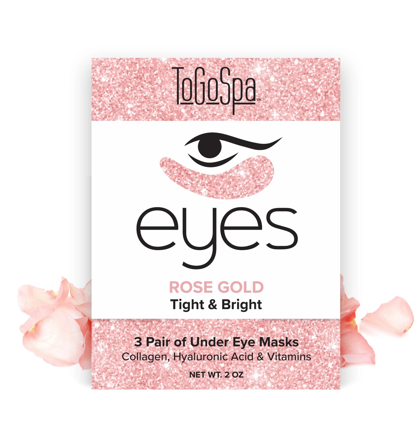 Rose Gold Under Eye Masks | To Go Spa