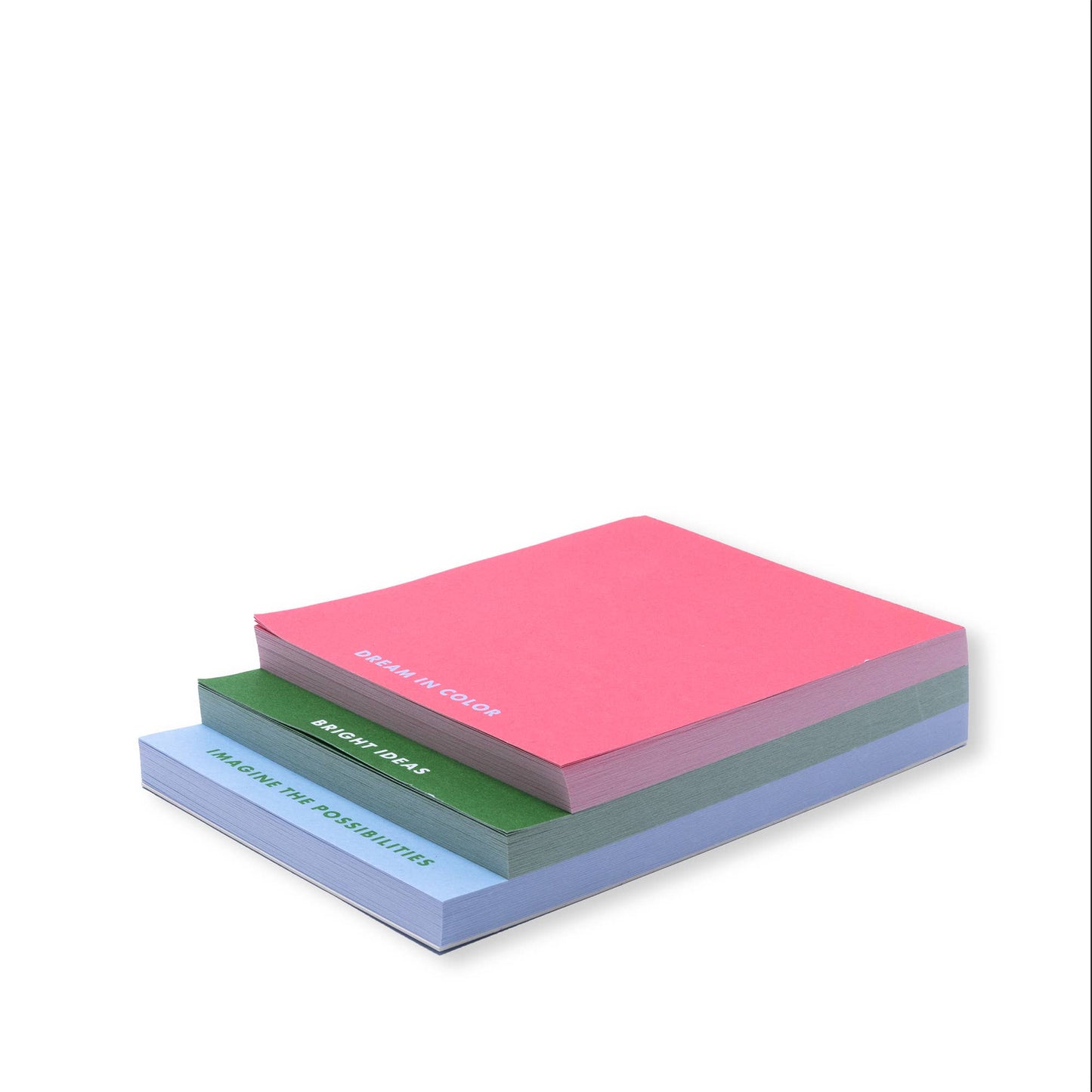 Stacked Notepad, Dream in Color