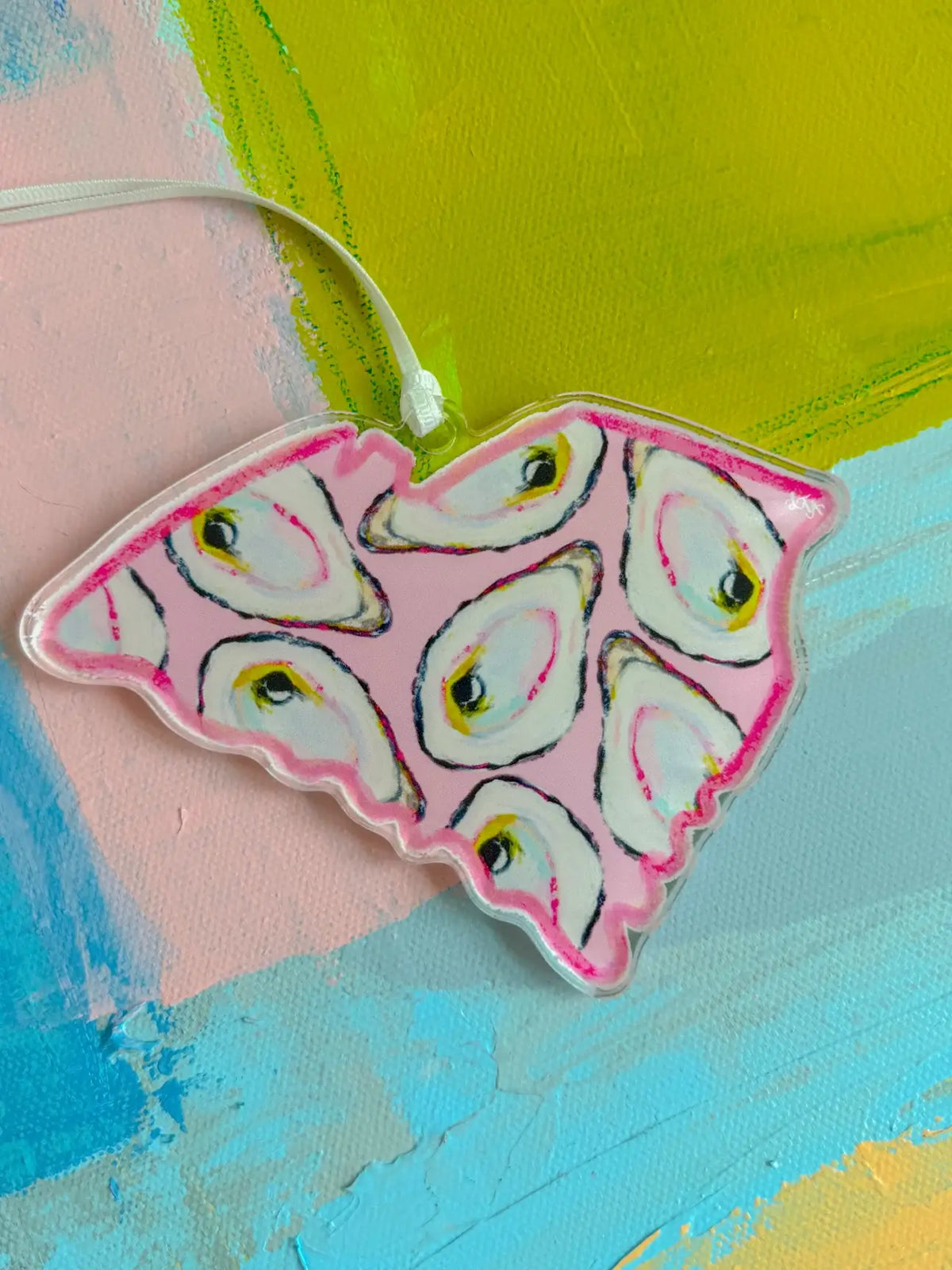 Pink Oyster SC Acrylic Ornament