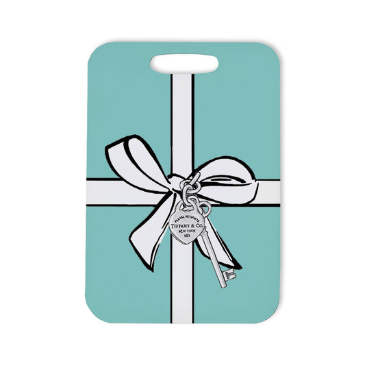Bag Tag - Blue Bow