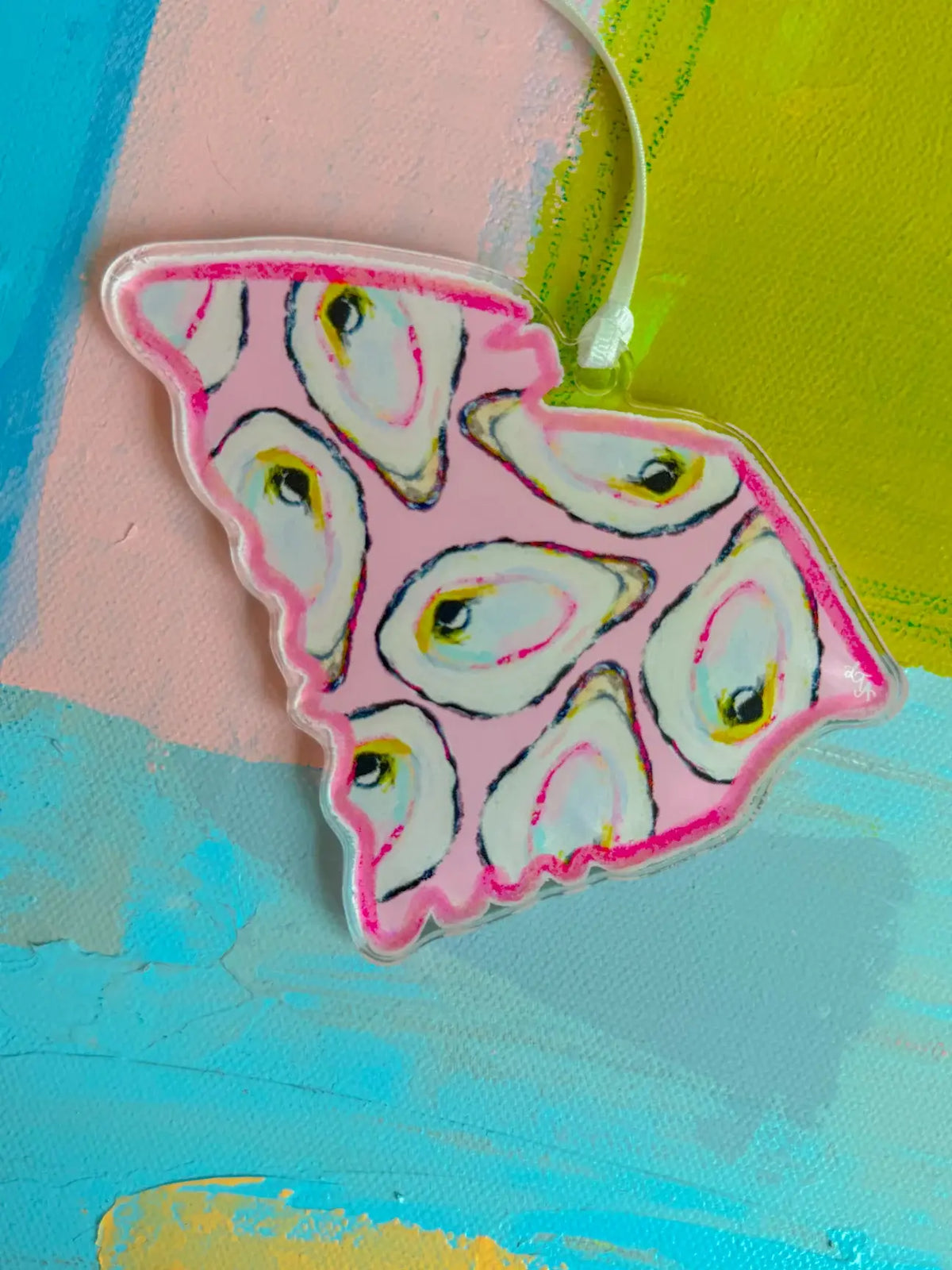 Pink Oyster SC Acrylic Ornament