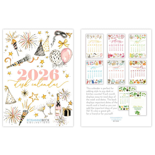 Handpainted Holiday Icons Calendar 2026