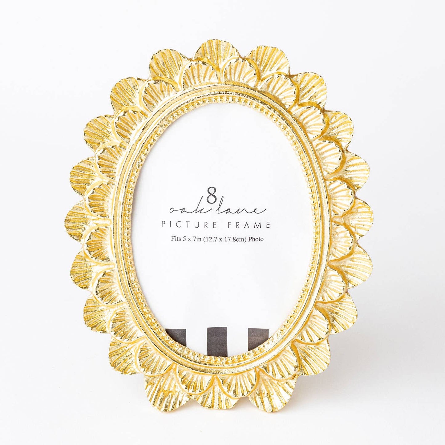 Gold Scalloped 5x7 Picture Frame