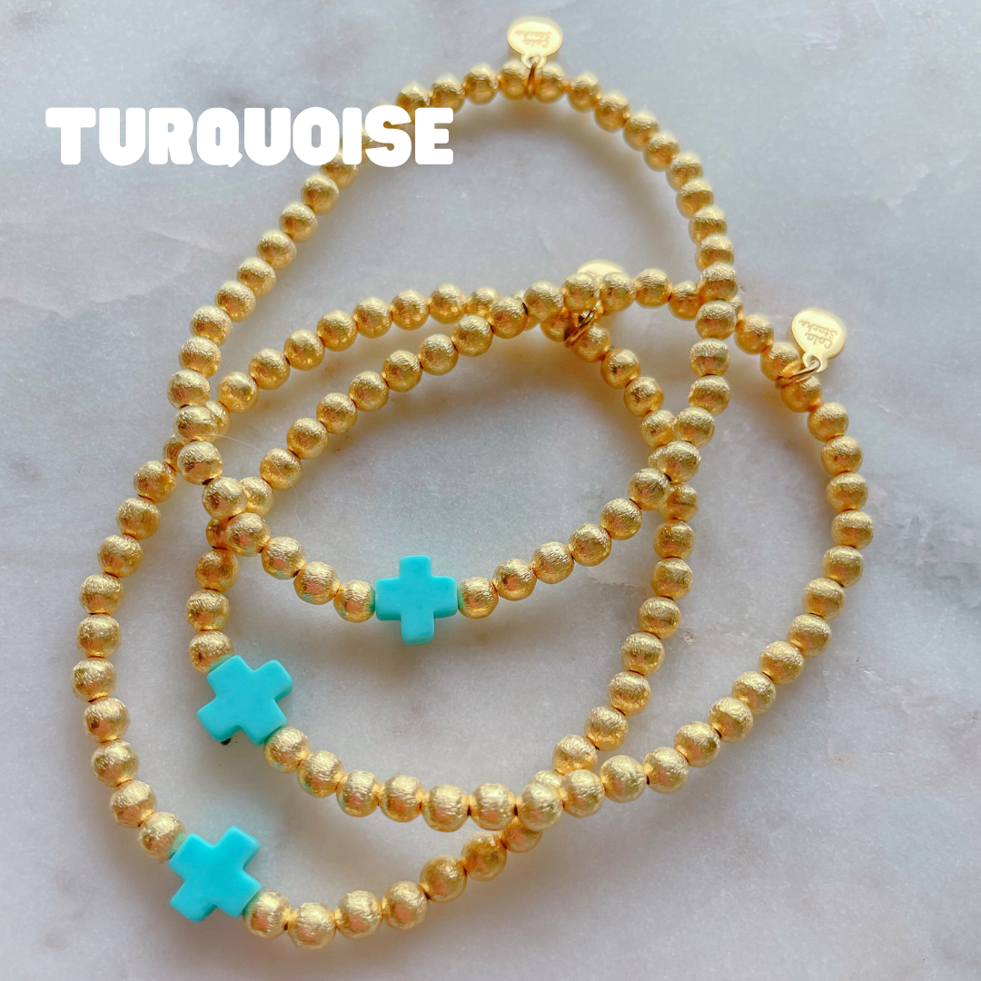 Colored Cross Bracelet