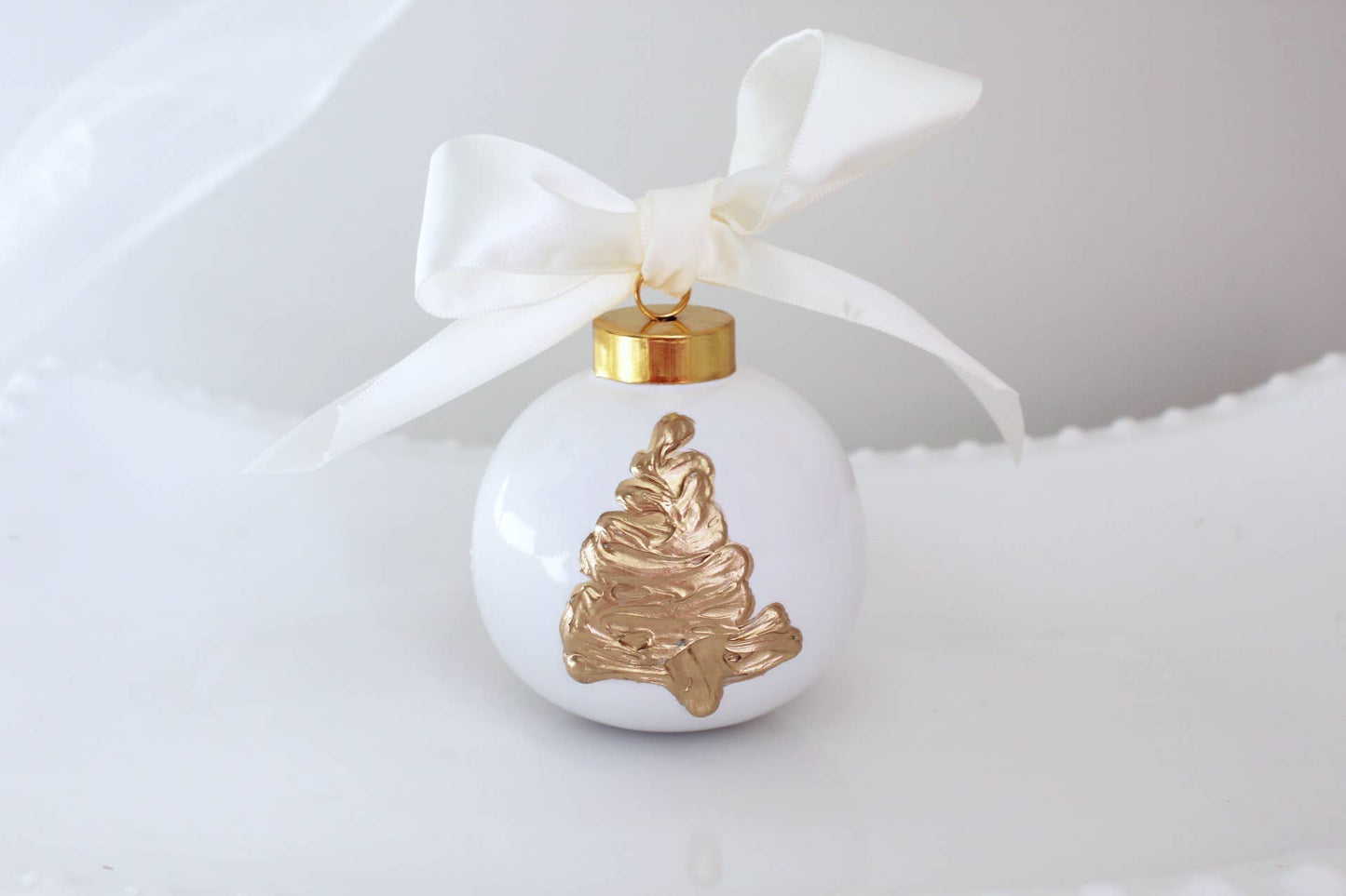 Hand Painted Ceramic Ornament