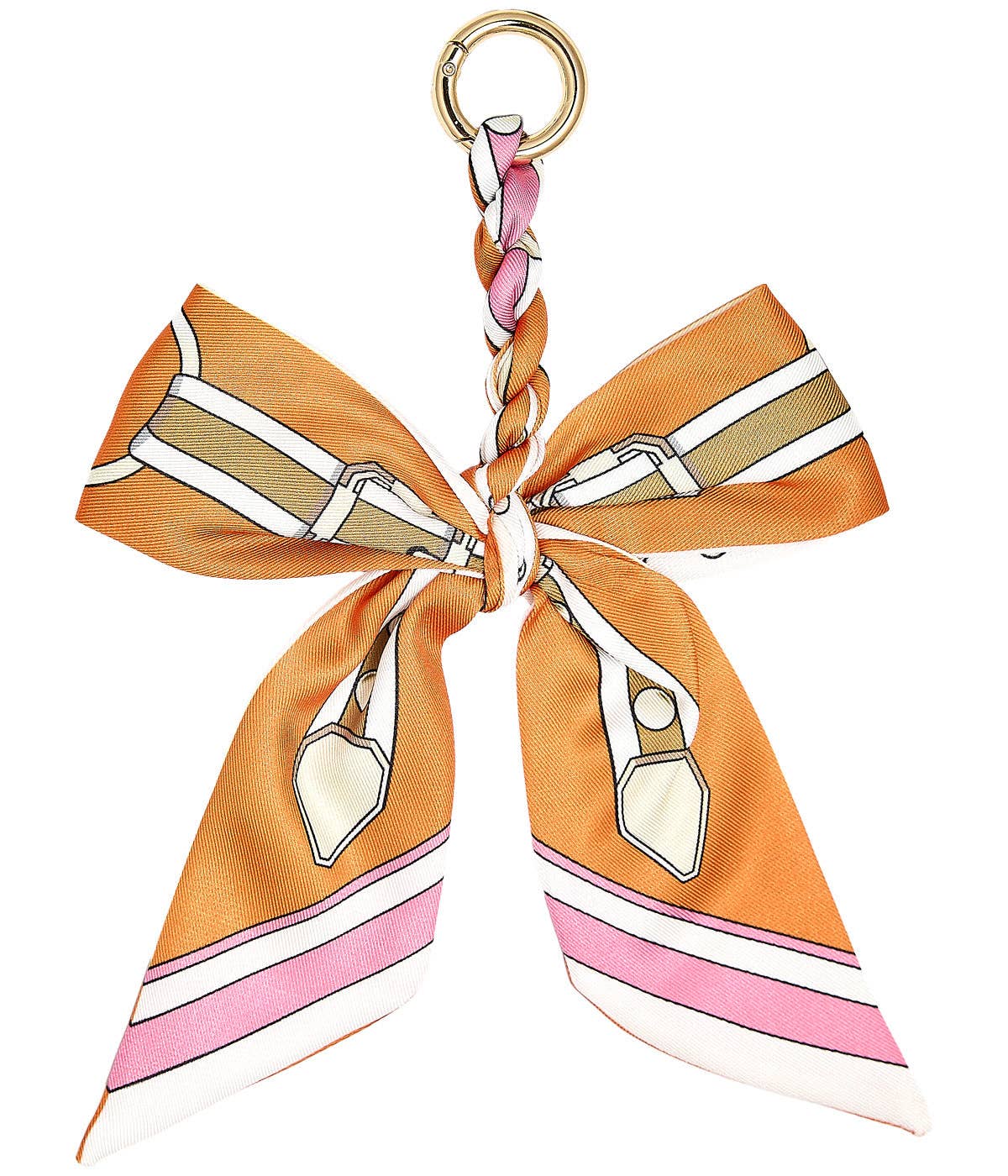 Megan Scarf Keychain  Bag Charm