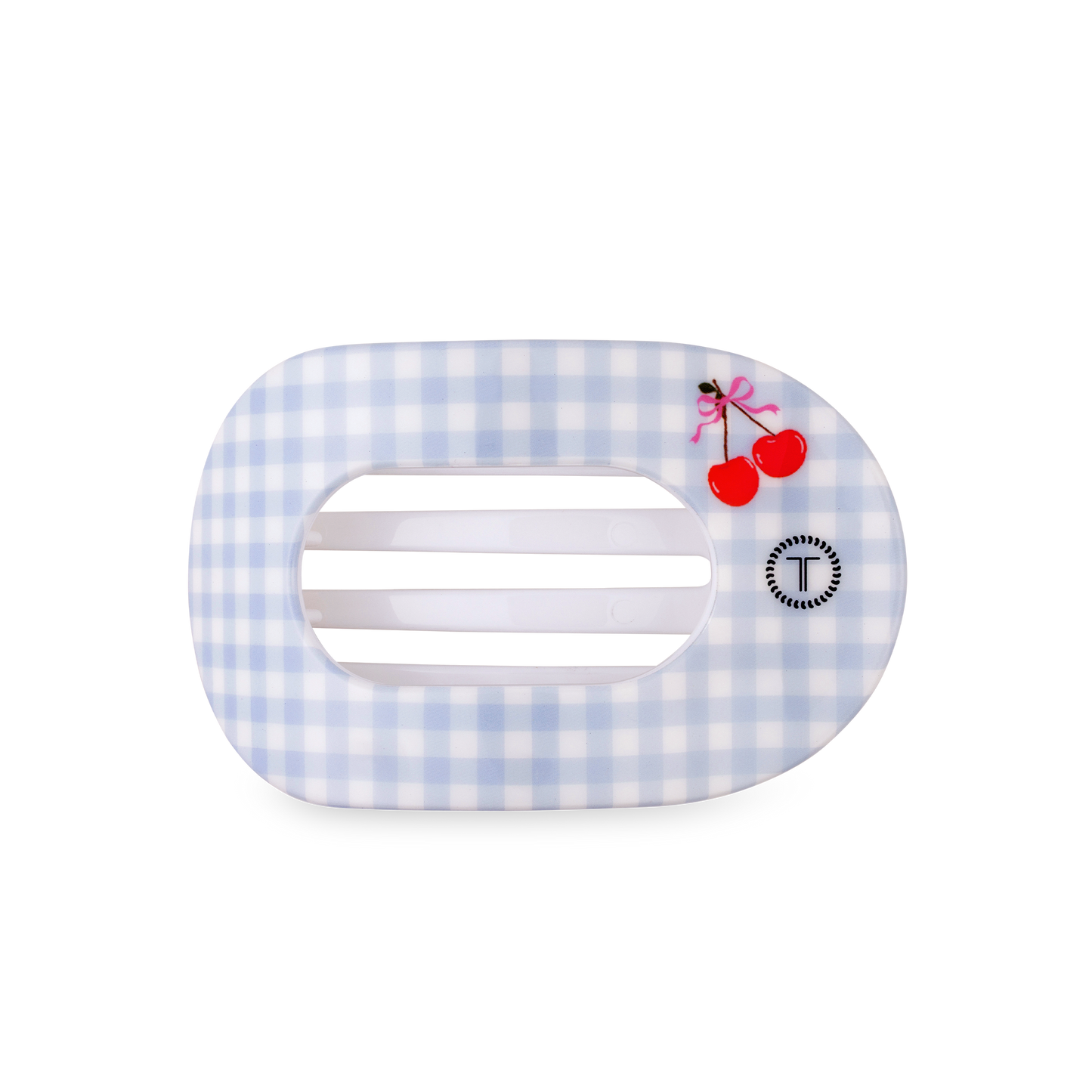 Flat Round Hair Clip | Medium | Basket of Cherries
