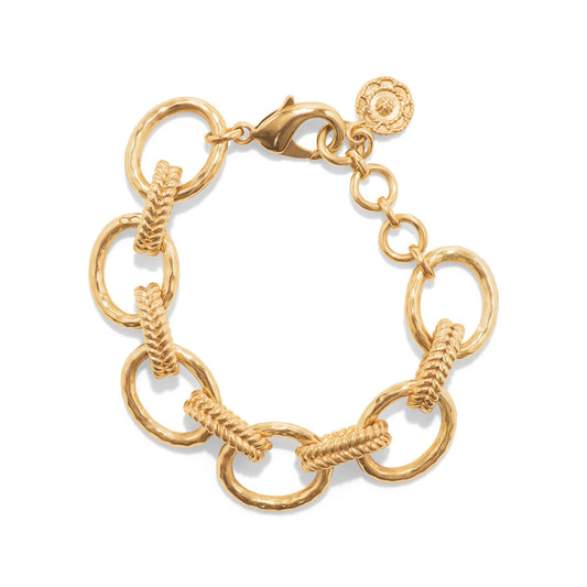 Cleopatra Regal Link Bracelet - Gold