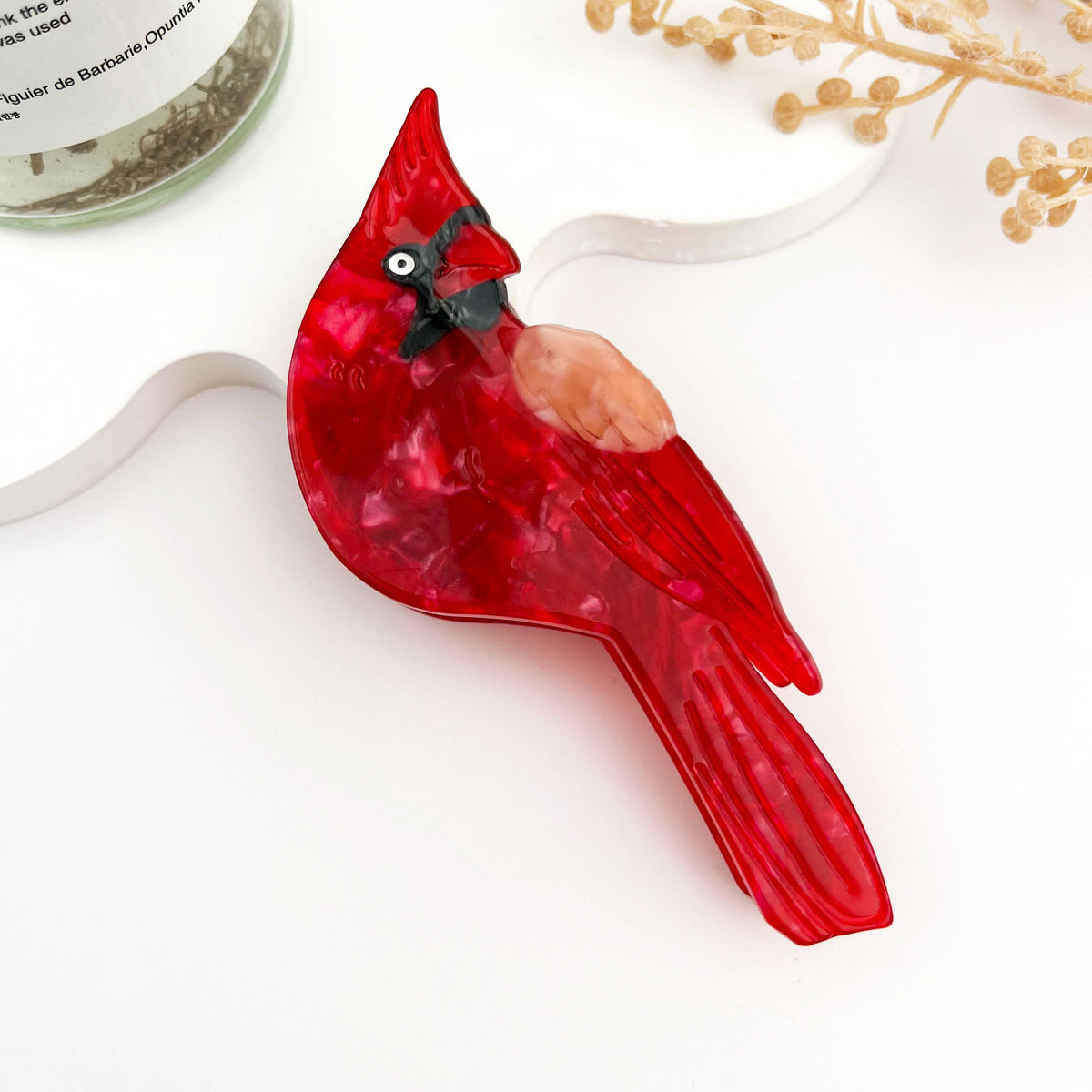 Elegant Delicate Bird Acetate Animal Hair Claw Clip