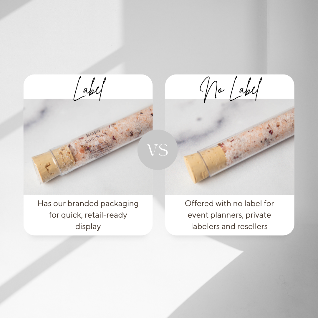 Botanical Bath Soaks | Tube | Branded & Unlabeled