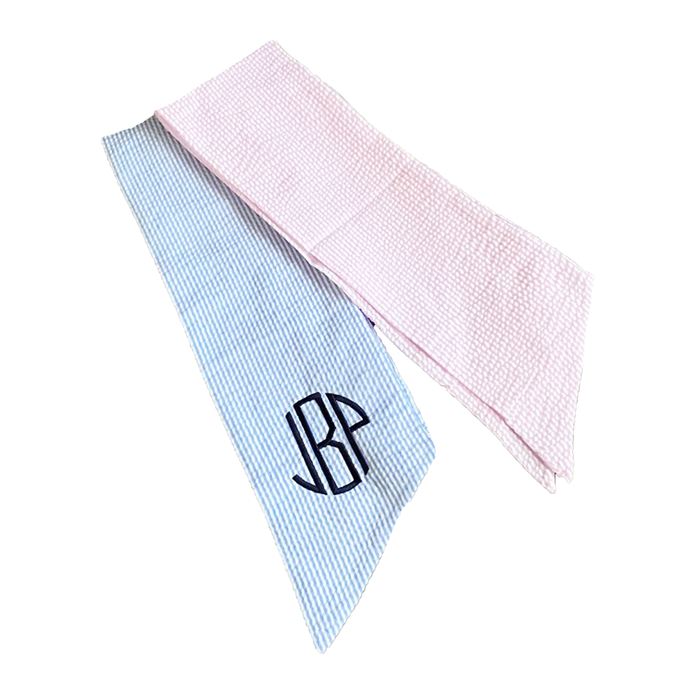 Seersucker Wreath/Swaddle Sash