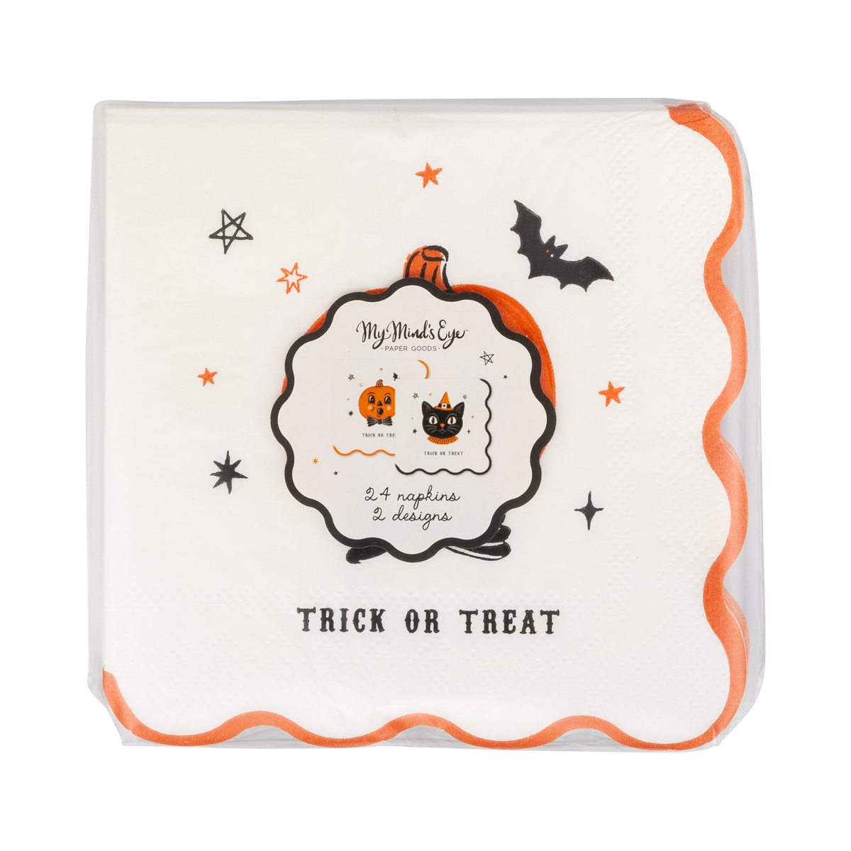 VHP1339 - Vintage Halloween Characters Cocktail Napkin Set