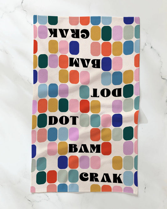 Tile Talk Tea Towel
