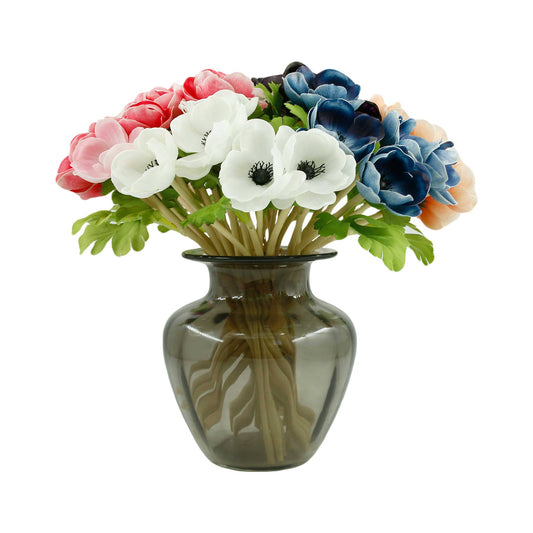 12"Real Touch Anemone-5 Stem