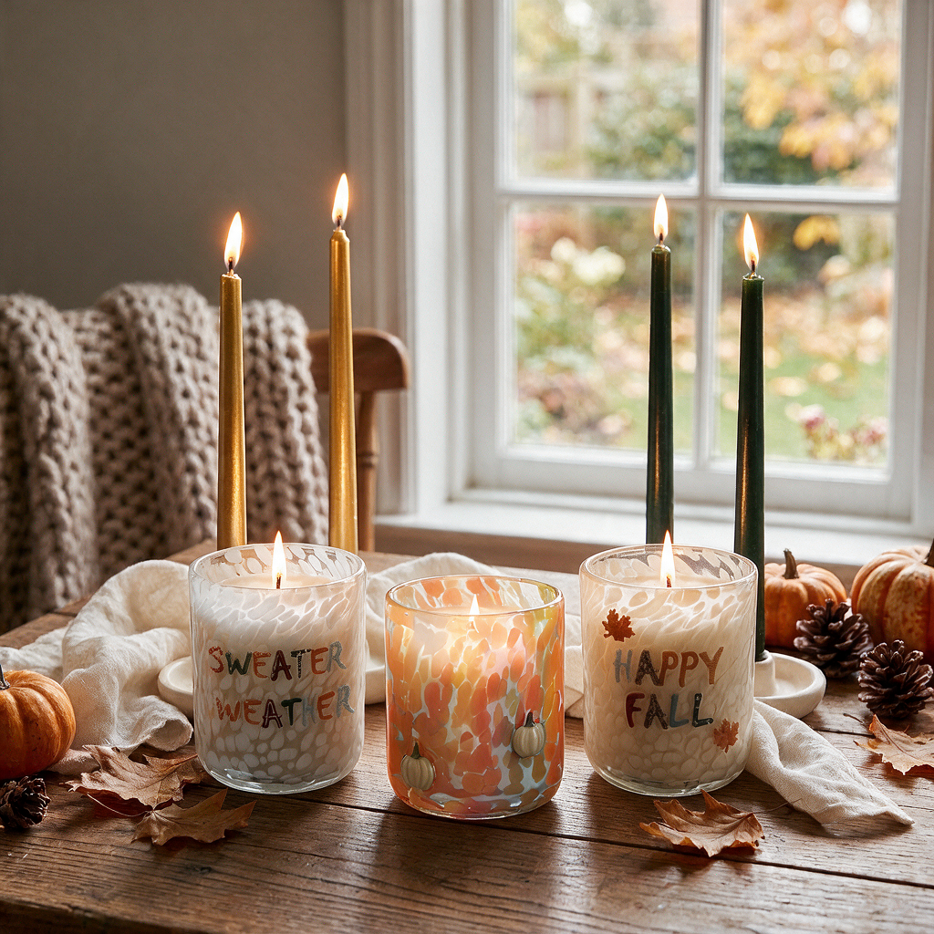 Happy Fall 12oz Icon Candle