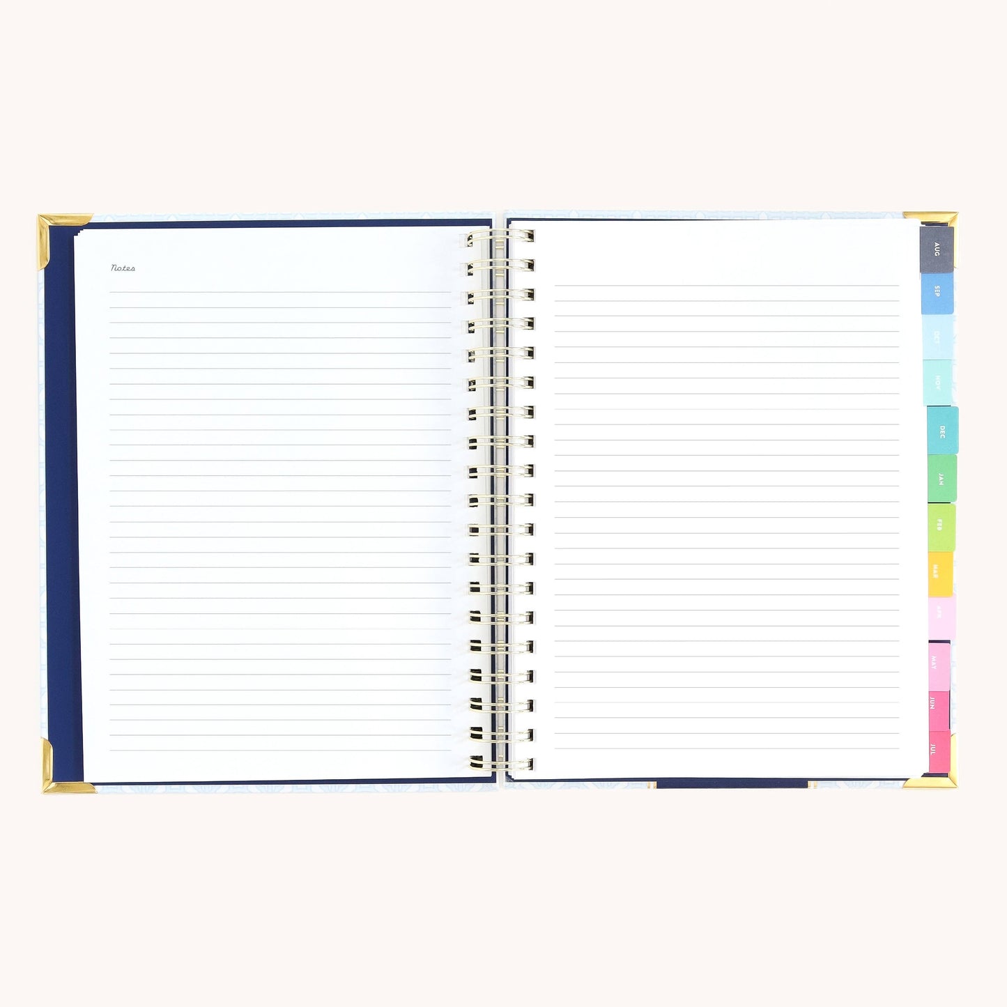 2026-2027 Spiral Weekly Simplified Planner - Carolina Trellis