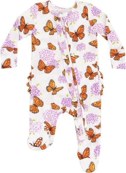 Butterfly Ruffle Footie
