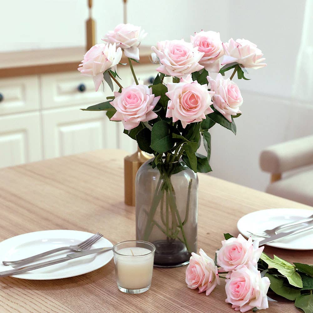 17"Medium bloom rose stem-Moisturized Coating Fresh-Cut Fee