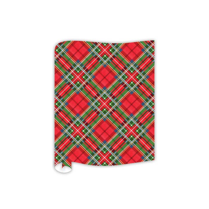 Classic Holiday Tartan Plaid Red and GreenTable Runner