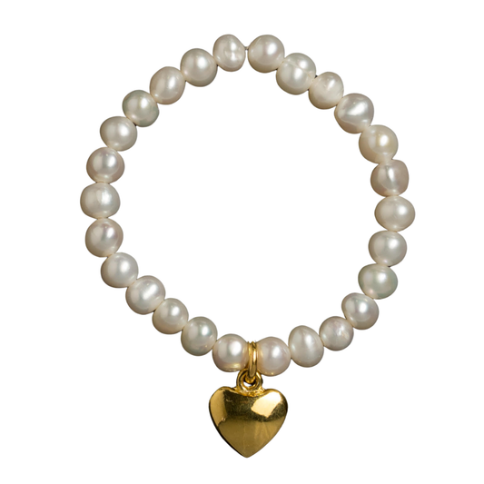 Baby Bird Bracelet with Gold Heart