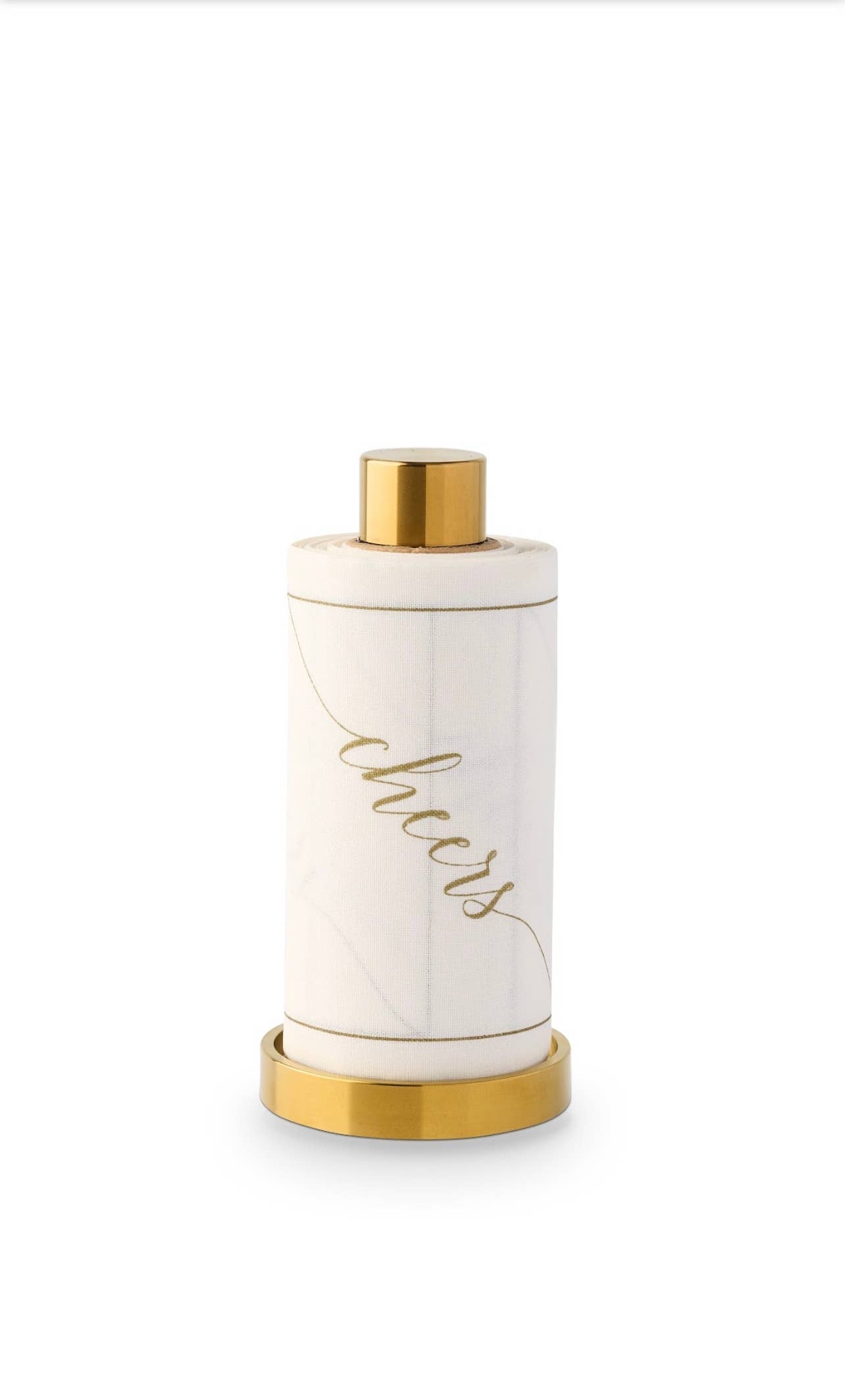 Golden Salute Cheers Luxury Disposable Cocktail Napkins