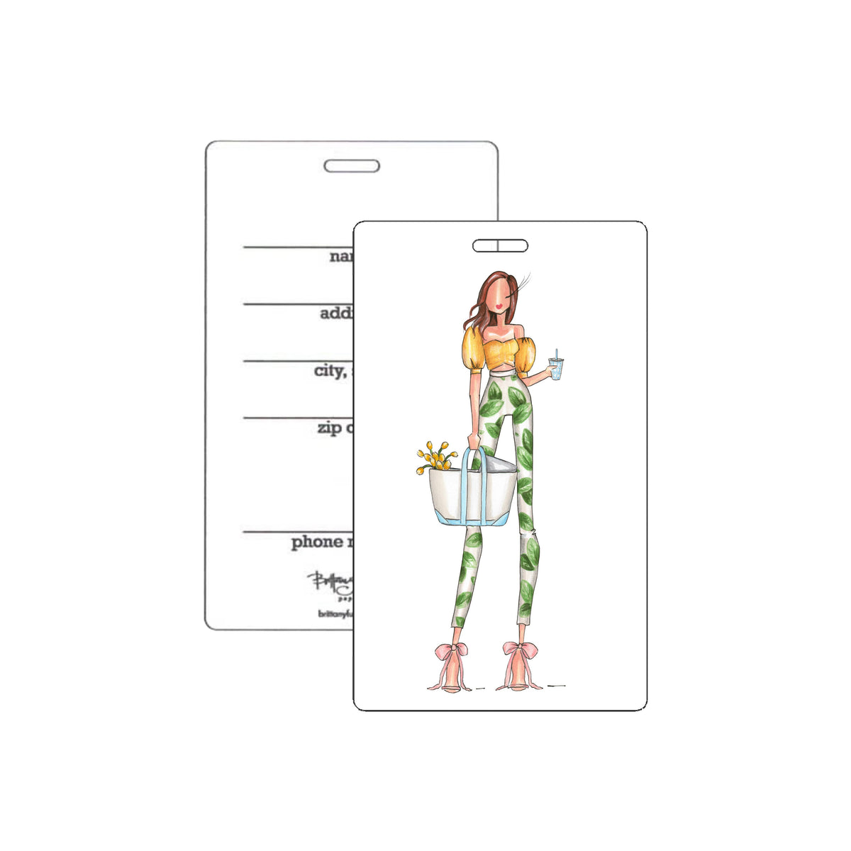 "PalmPalm" Luggage Tag