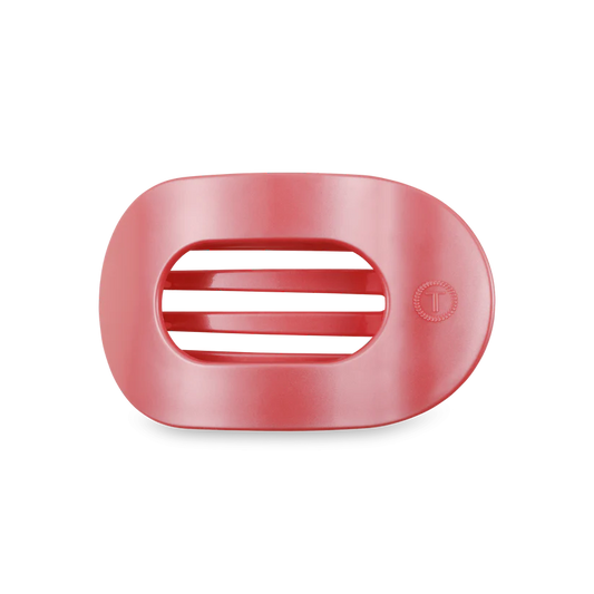 Calming Coral Round Flat Clip