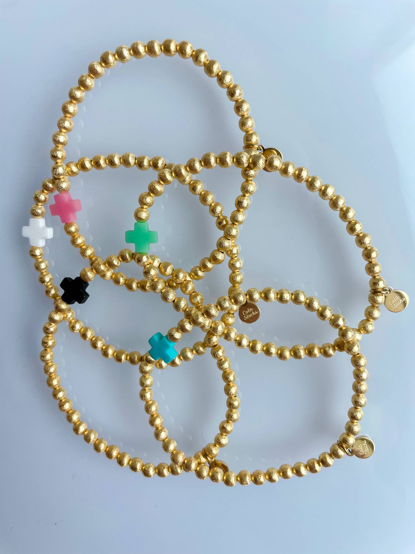 Colored Cross Bracelet