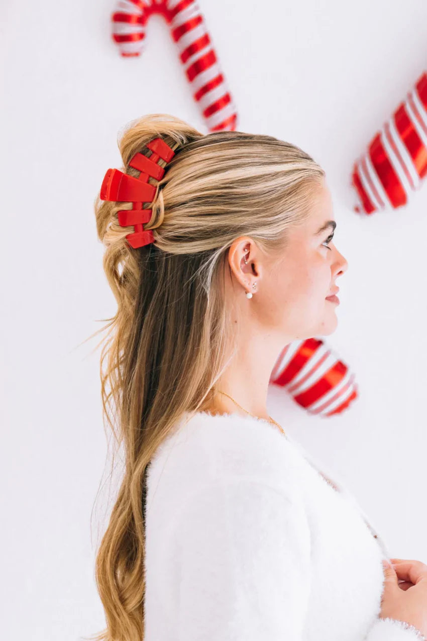 Rudolph Red Classic Claw Clip
