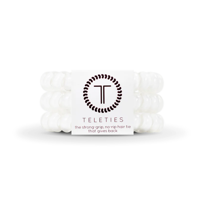 Coconut White Large Hair Ties