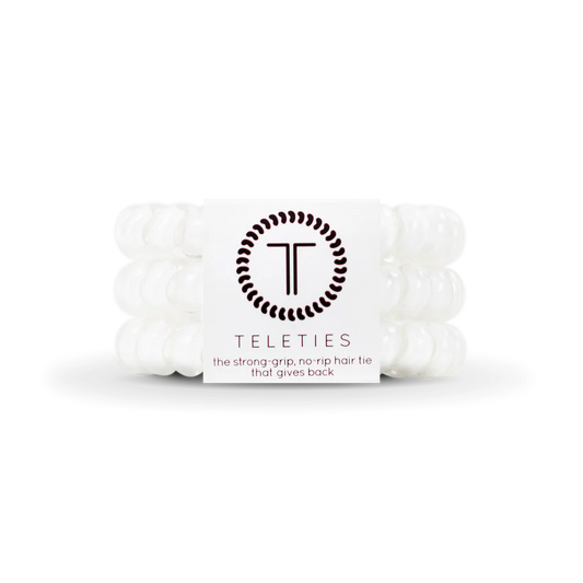 Coconut White Large Hair Ties
